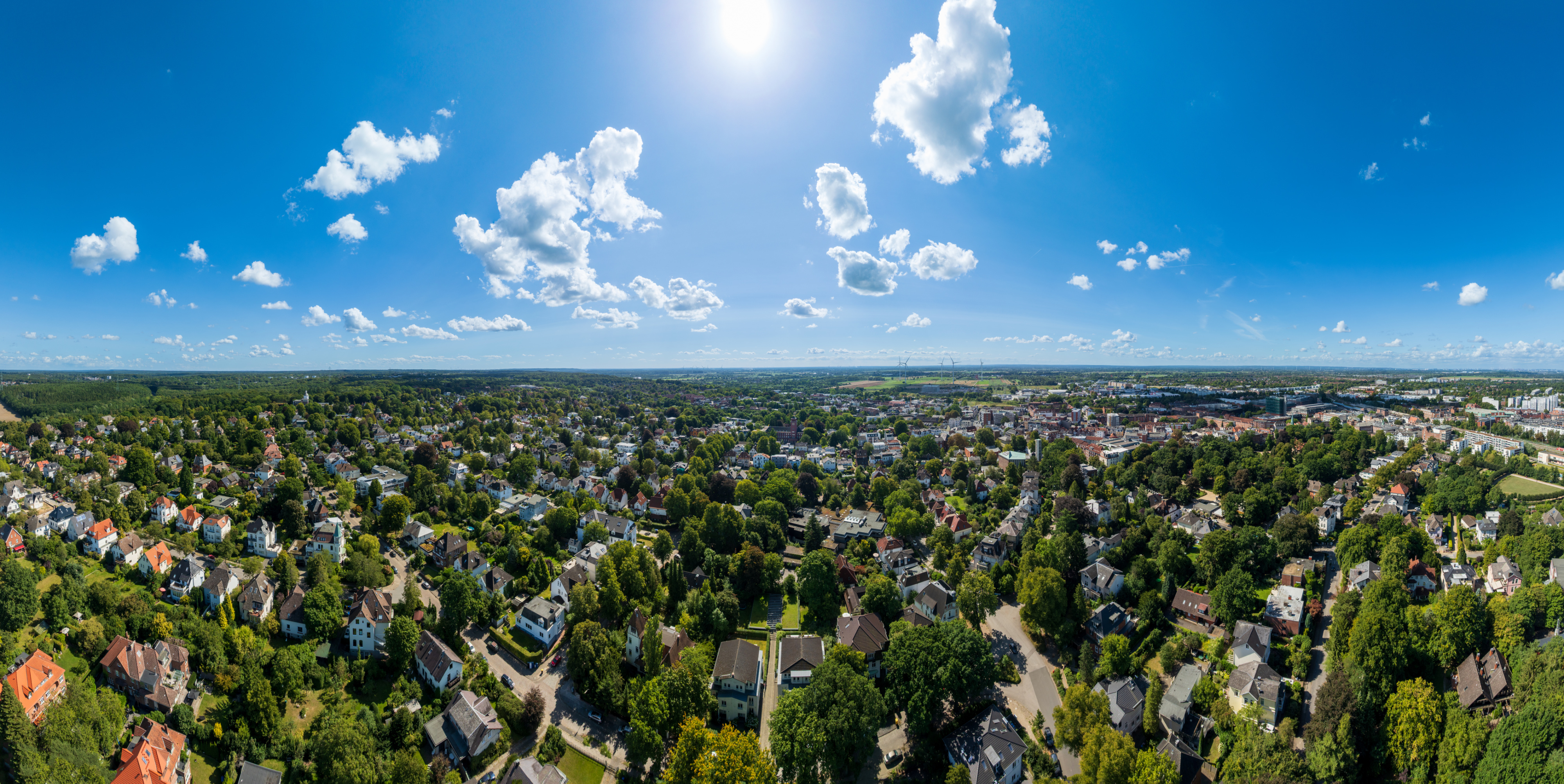 Panorama der Umgebung des Grundstücks RW25 in Hamburg-Bergedorf